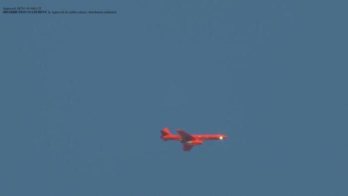 Target Drone In Flight Prior To Engagement (Photo courtesy of Lockheed Martin)