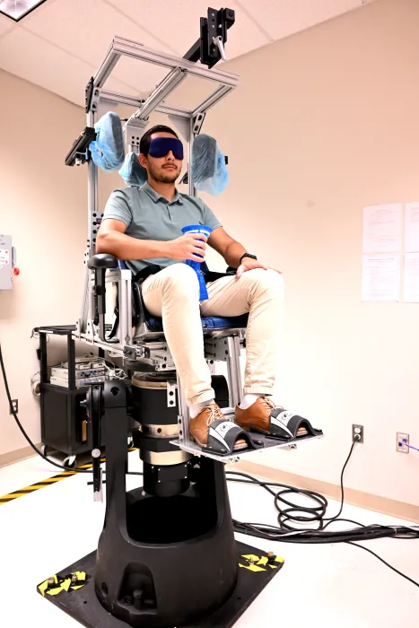 Naval Research Enterprise Internship Program (NREIP) intern Miguel Bastos contributed to vital research aimed at understanding and mitigating the issue of seasickness for sailors.