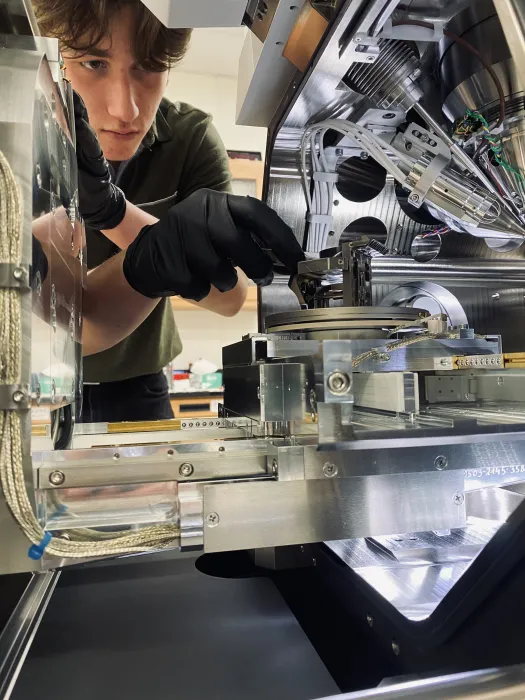 Conor O’Brien, a Science and Engineering Apprenticeship Program (SEAP) intern, spent his summer at the Naval Postgraduate School (NPS) improving materials for naval helicopters.