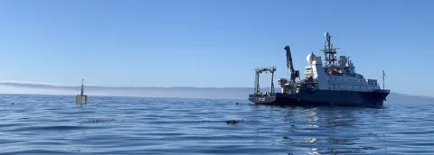Research Vessel Sally Ride on a cruise for DASHCAMS