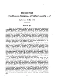 First Symposium on Naval Hydrodynamics Foreword (thumbnail)