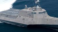 The littoral combat ship Independence (LCS 2) underway during builder's trials.