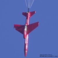 Target Drone in Recovery Parachute Following High Energy Laser Engagement (Photo courtesy of Lockheed Martin)